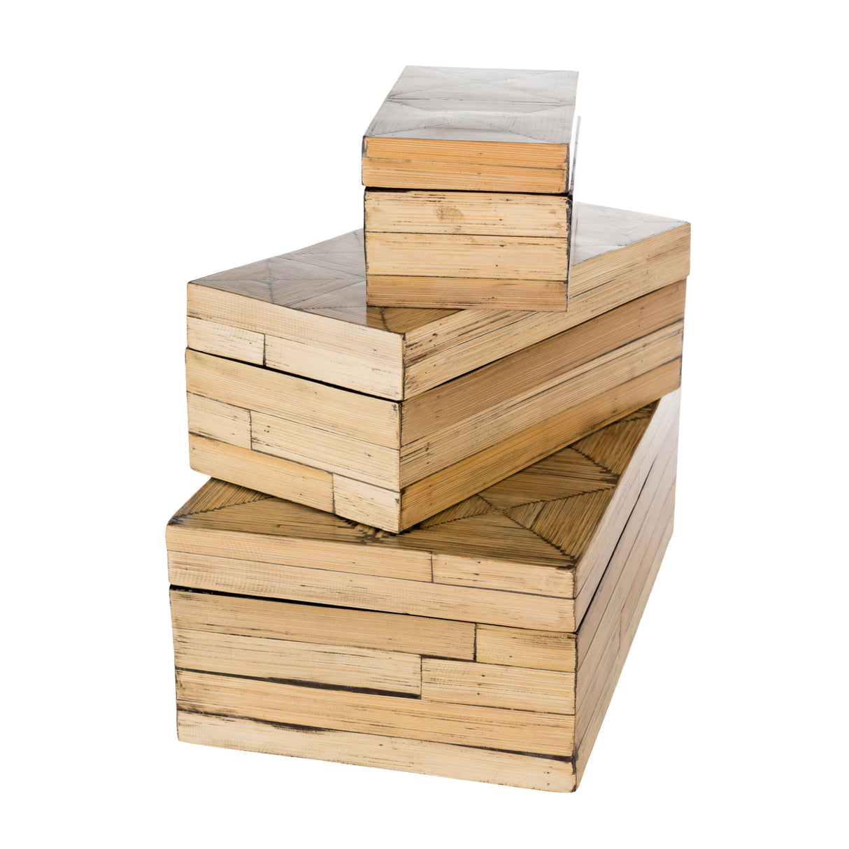 Modern European furniture - Natural Bamboo Garden Box Set (3) - www.oroa.com