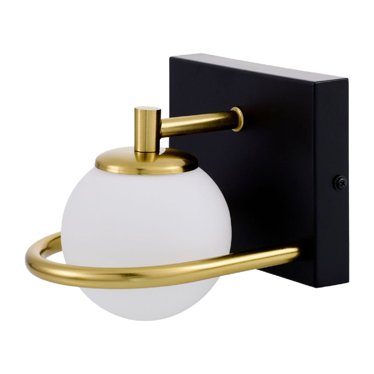 Modern European furniture - Gold Ring Glass Wall Lamp - www.oroa.com