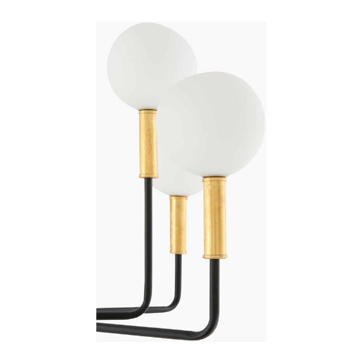 Modern European furniture - 10-Light White Glass Chandelier - www.oroa.com