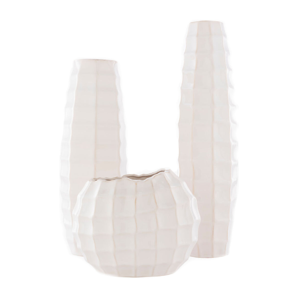 Modern European furniture - Glazed Ceramic Outdoor Vases (3) - www.oroa.com
