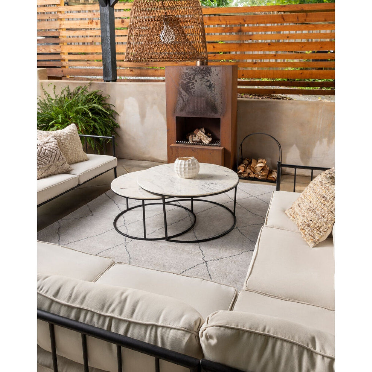 Modern European furniture - Glazed Ceramic Outdoor Vases (3) - www.oroa.com