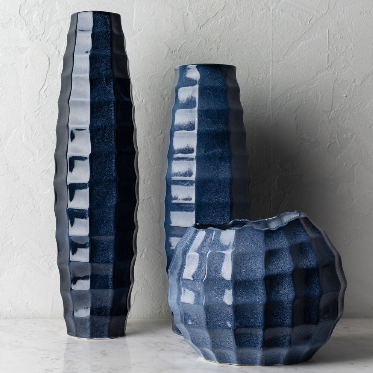 Modern European furniture - Glazed Ceramic Outdoor Vases (3) - www.oroa.com