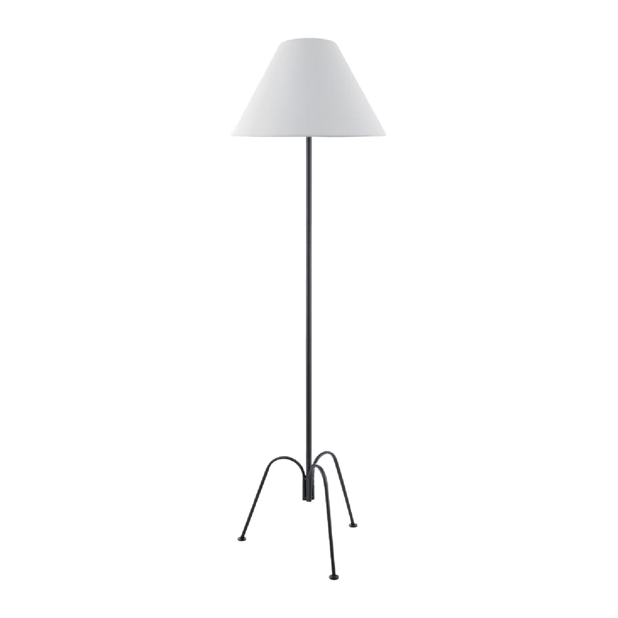 Modern European furniture - White Empire Shade Floor Lamp - www.oroa.com