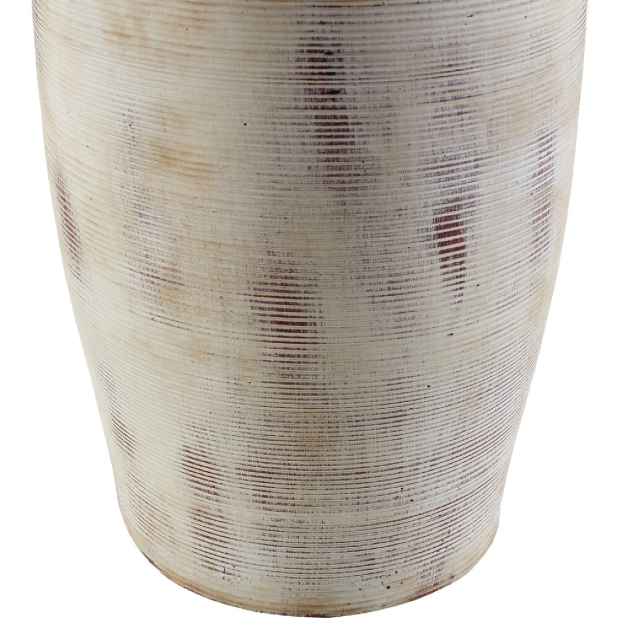 Modern European furniture - Painted Cream Cement Floor Lamp - www.oroa.com