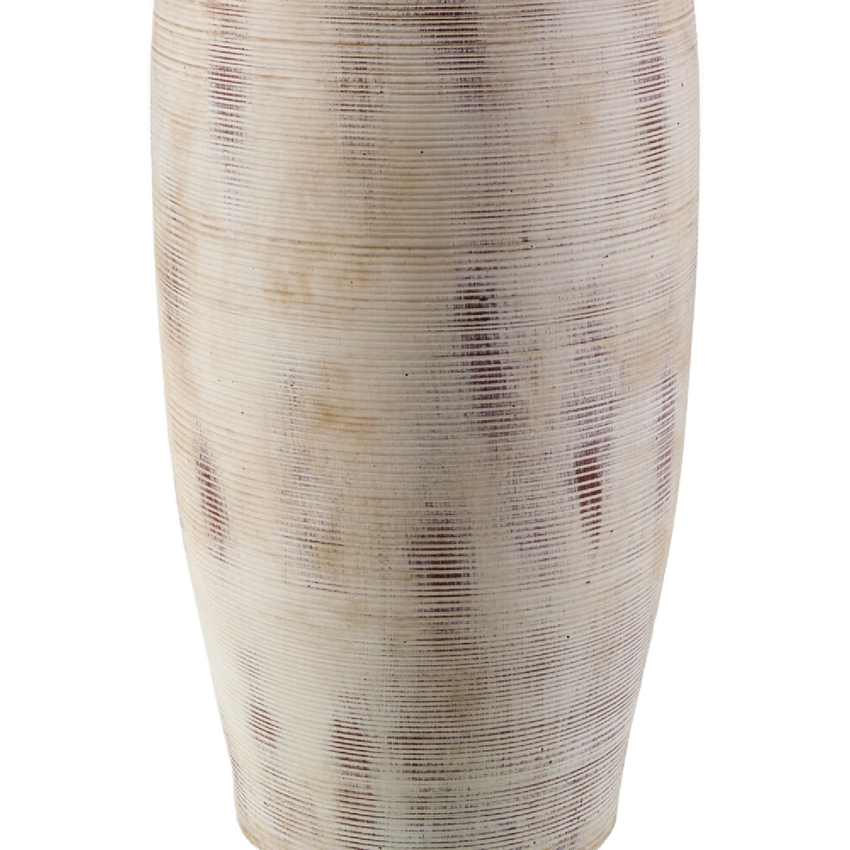 Painted Cream Cement Floor Lamp | Oroa.com