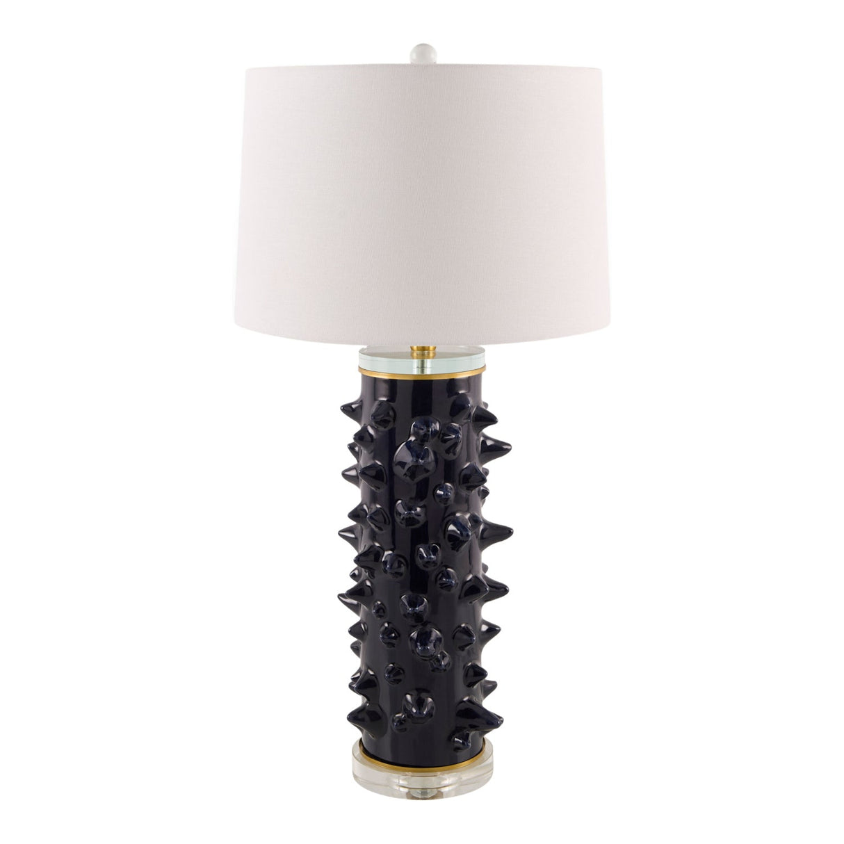 Modern European furniture - Spike Studded Ceramic Table Lamp - www.oroa.com