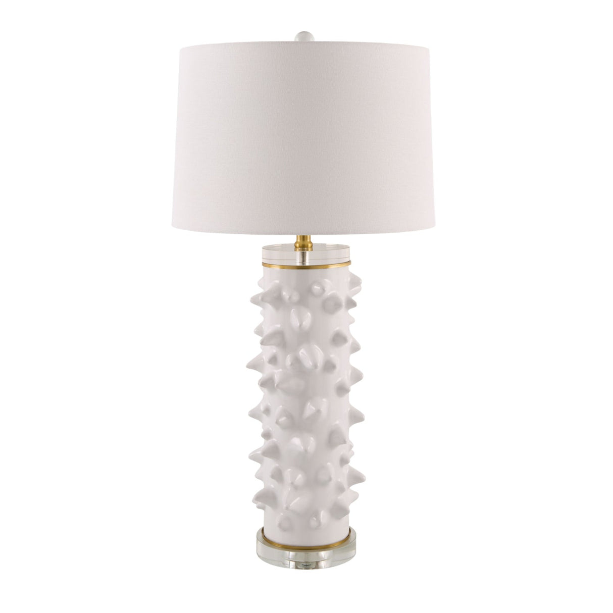 Modern European furniture - Spike Studded Ceramic Table Lamp - www.oroa.com