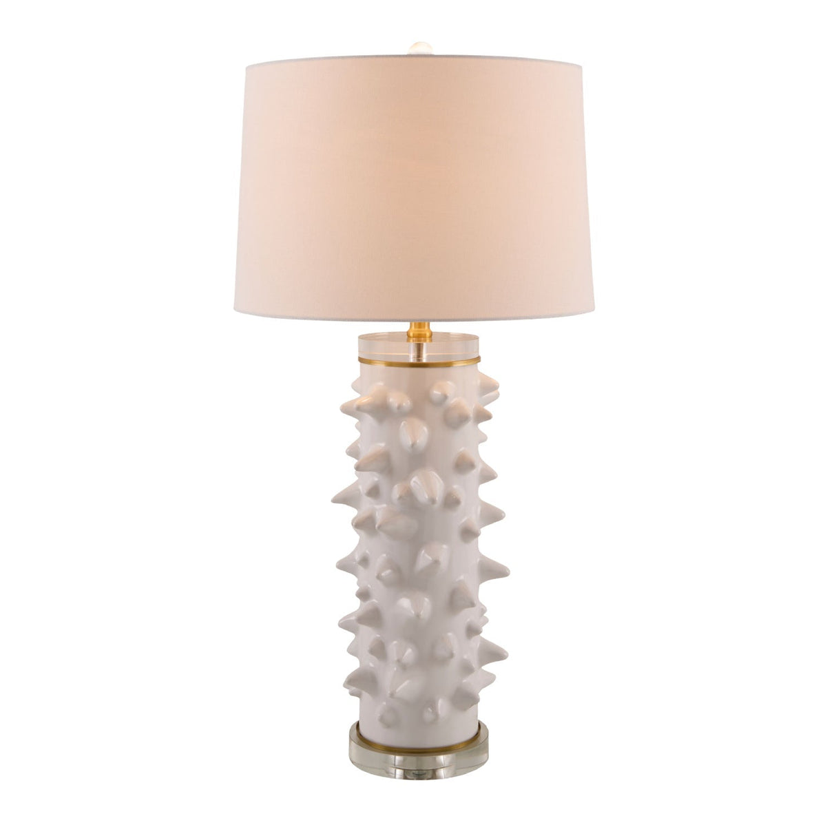 Modern European furniture - Spike Studded Ceramic Table Lamp - www.oroa.com