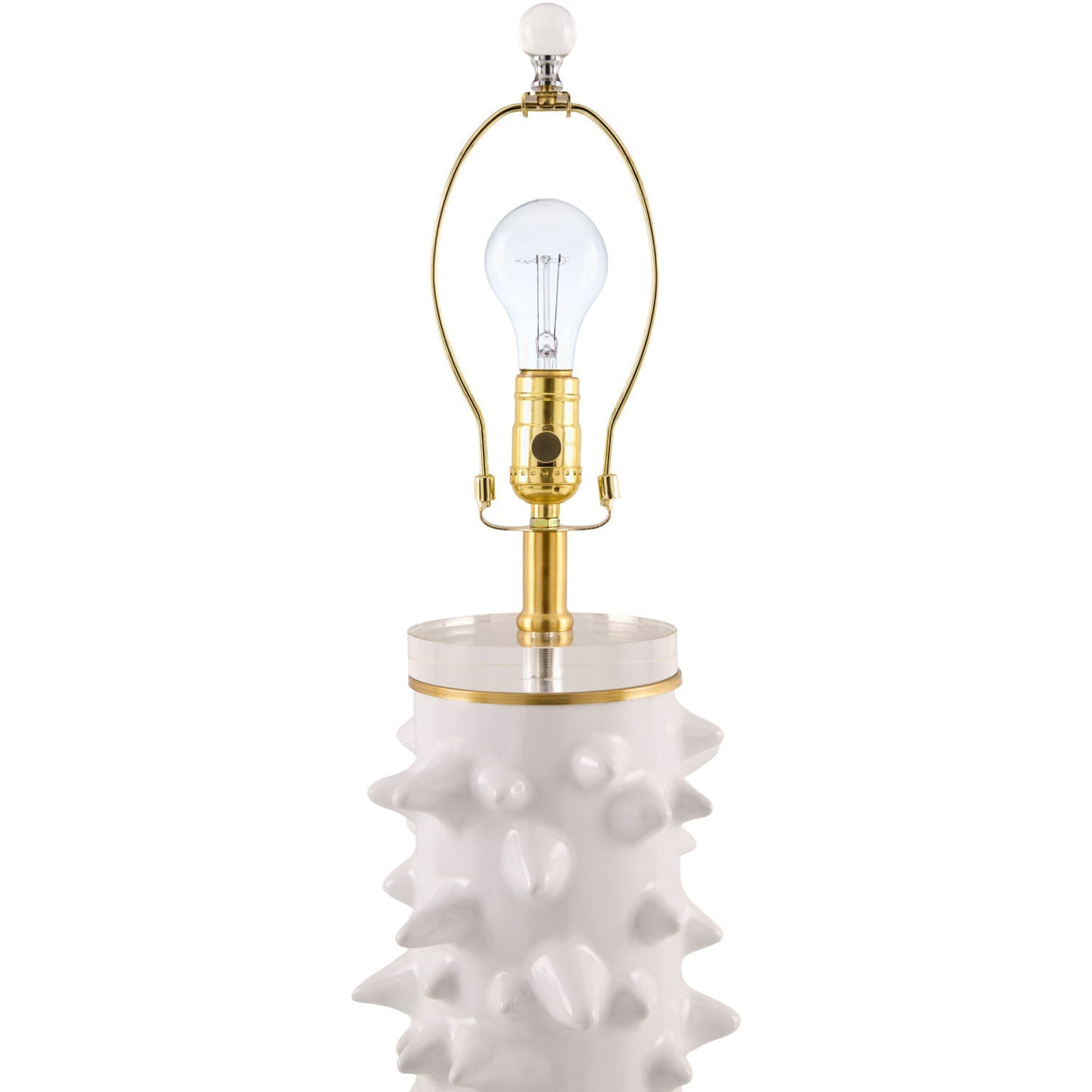 Modern European furniture - Spike Studded Ceramic Table Lamp - www.oroa.com