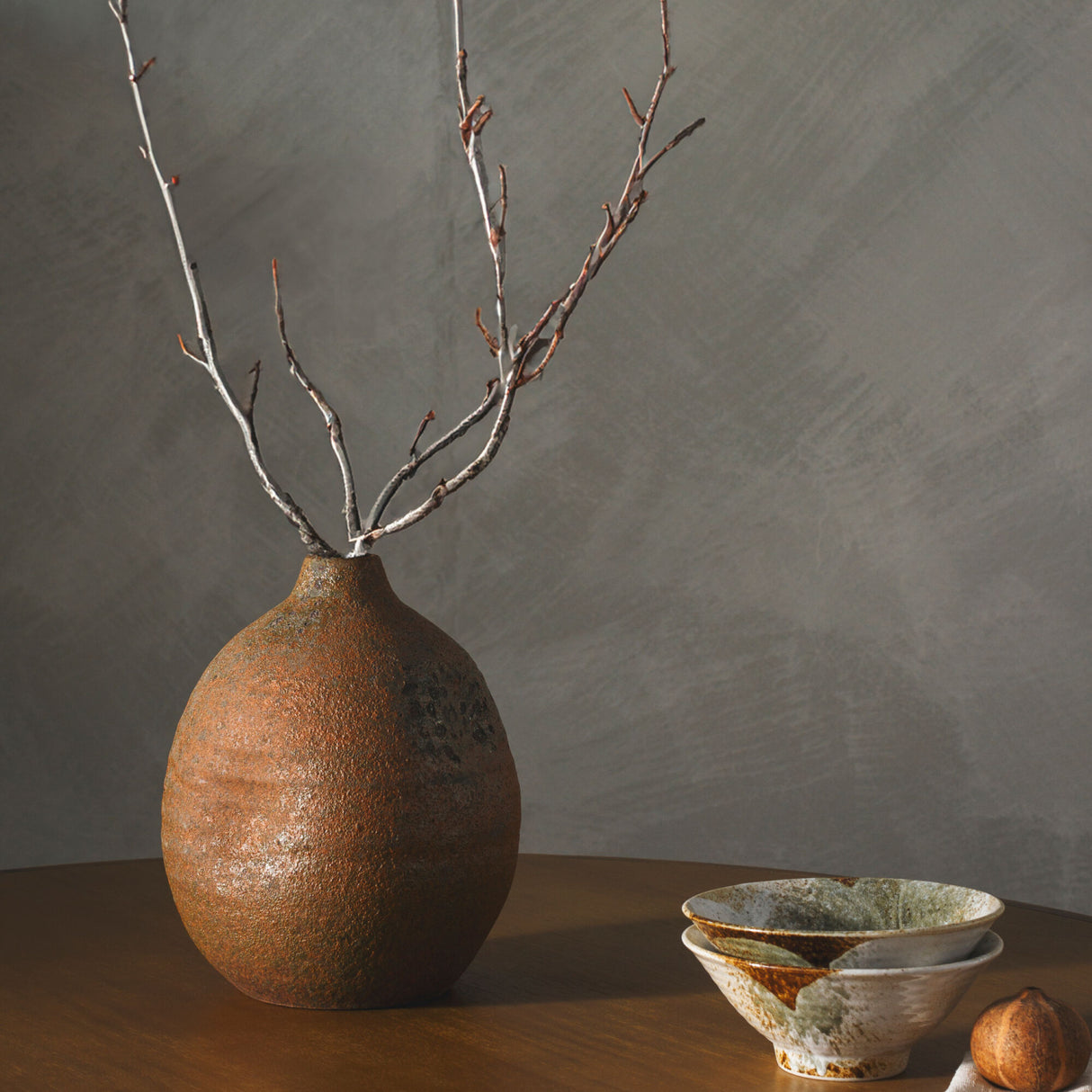 Modern European furniture - Rustic Ceramic Vase - www.oroa.com