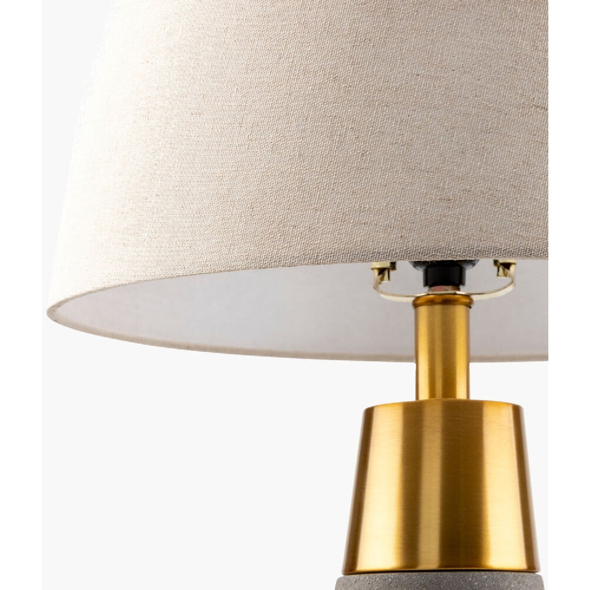 Modern European furniture - Beige Linen Concrete Table Lamps (2) - www.oroa.com
