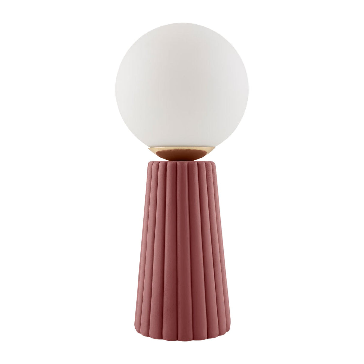 Modern European furniture - Fluted Ceramic Glass Table Lamp - www.oroa.com