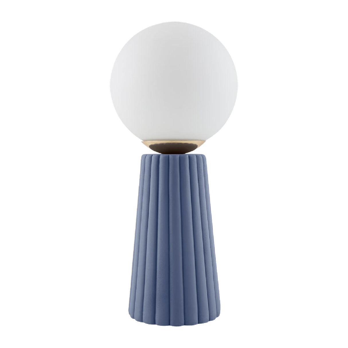 Modern European furniture - Fluted Ceramic Glass Table Lamp - www.oroa.com
