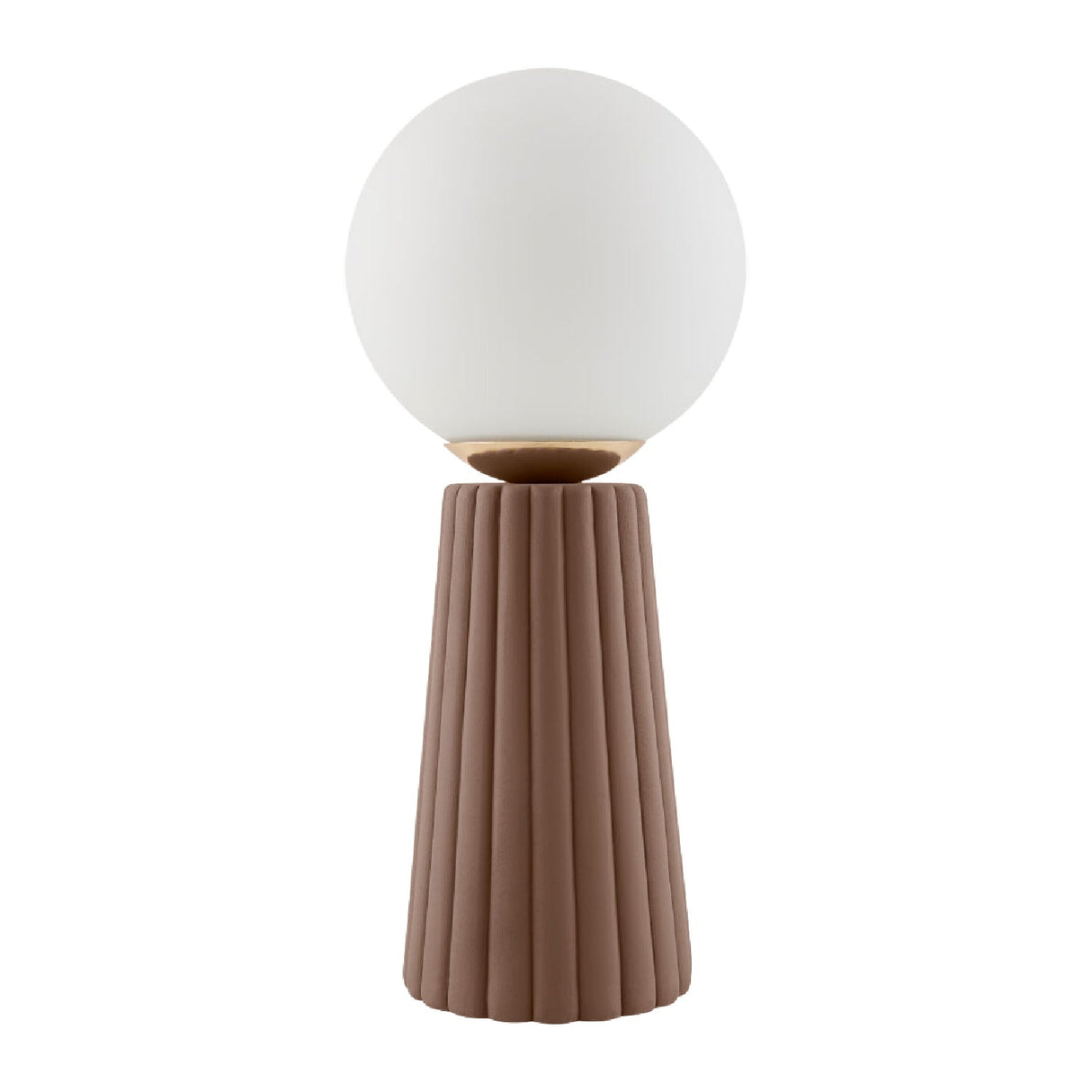 Modern European furniture - Fluted Ceramic Glass Table Lamp - www.oroa.com
