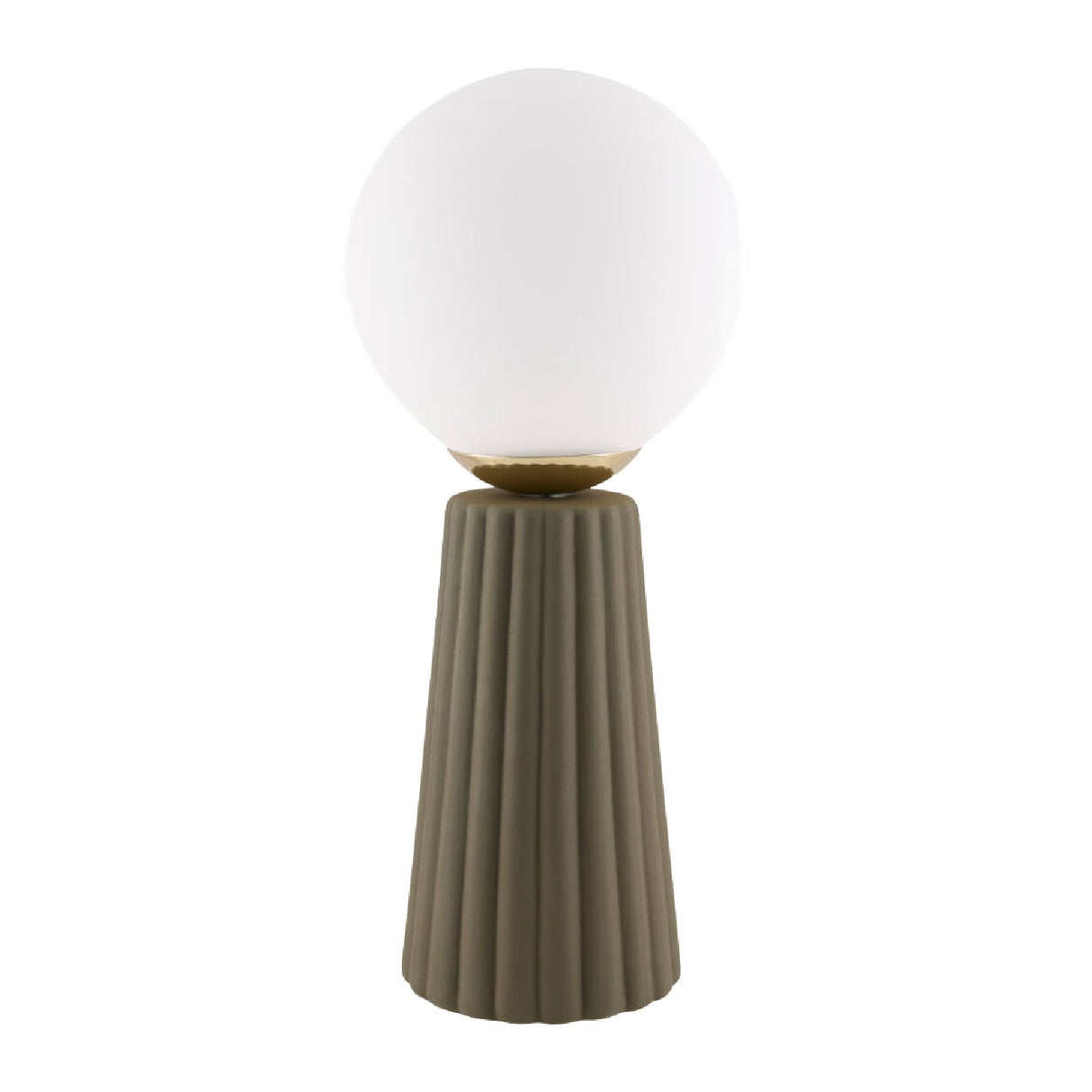 Modern European furniture - Fluted Ceramic Glass Table Lamp - www.oroa.com