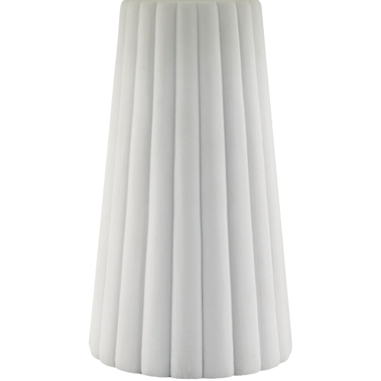 Modern European furniture - Fluted Ceramic Linen Table Lamp - www.oroa.com