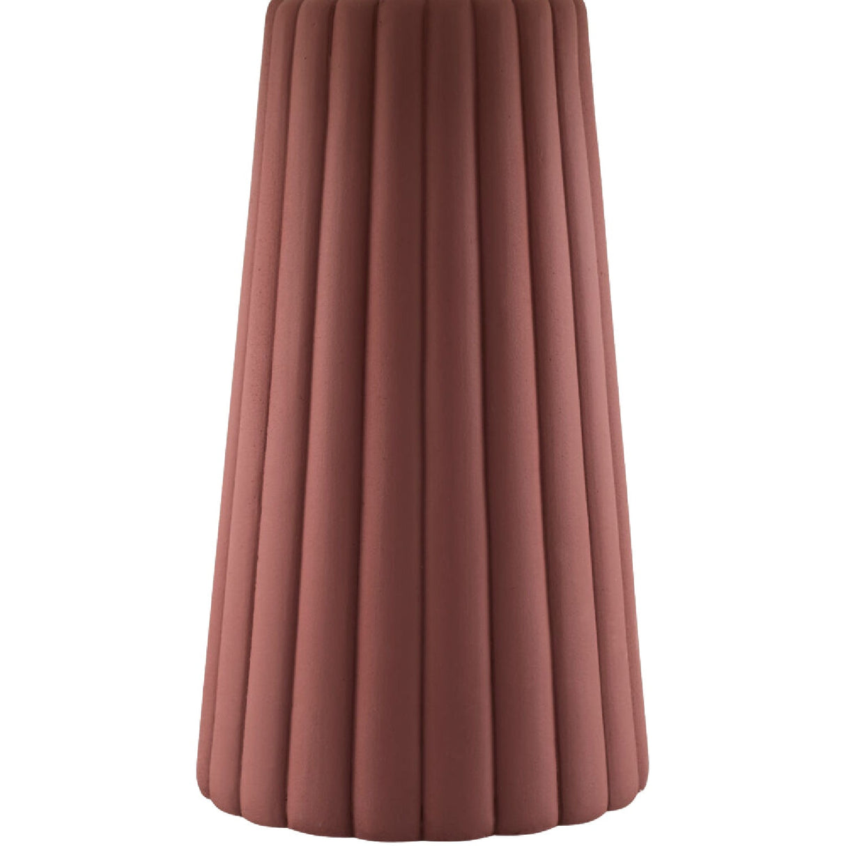 Modern European furniture - Fluted Ceramic Linen Table Lamp - www.oroa.com