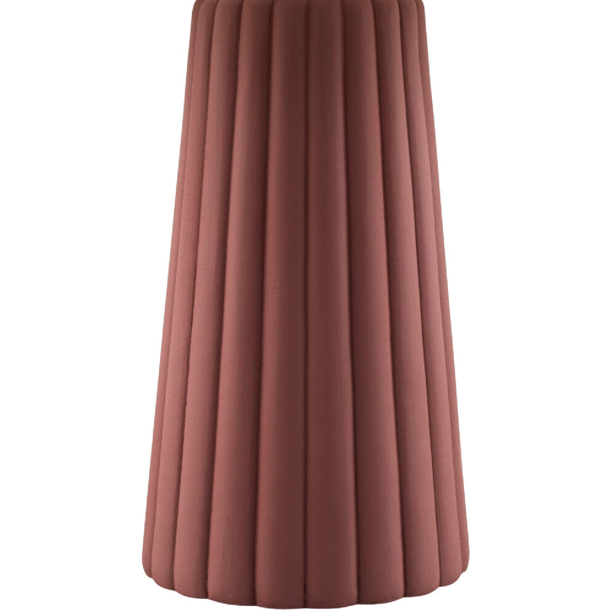 Modern European furniture - Fluted Ceramic Linen Table Lamp - www.oroa.com