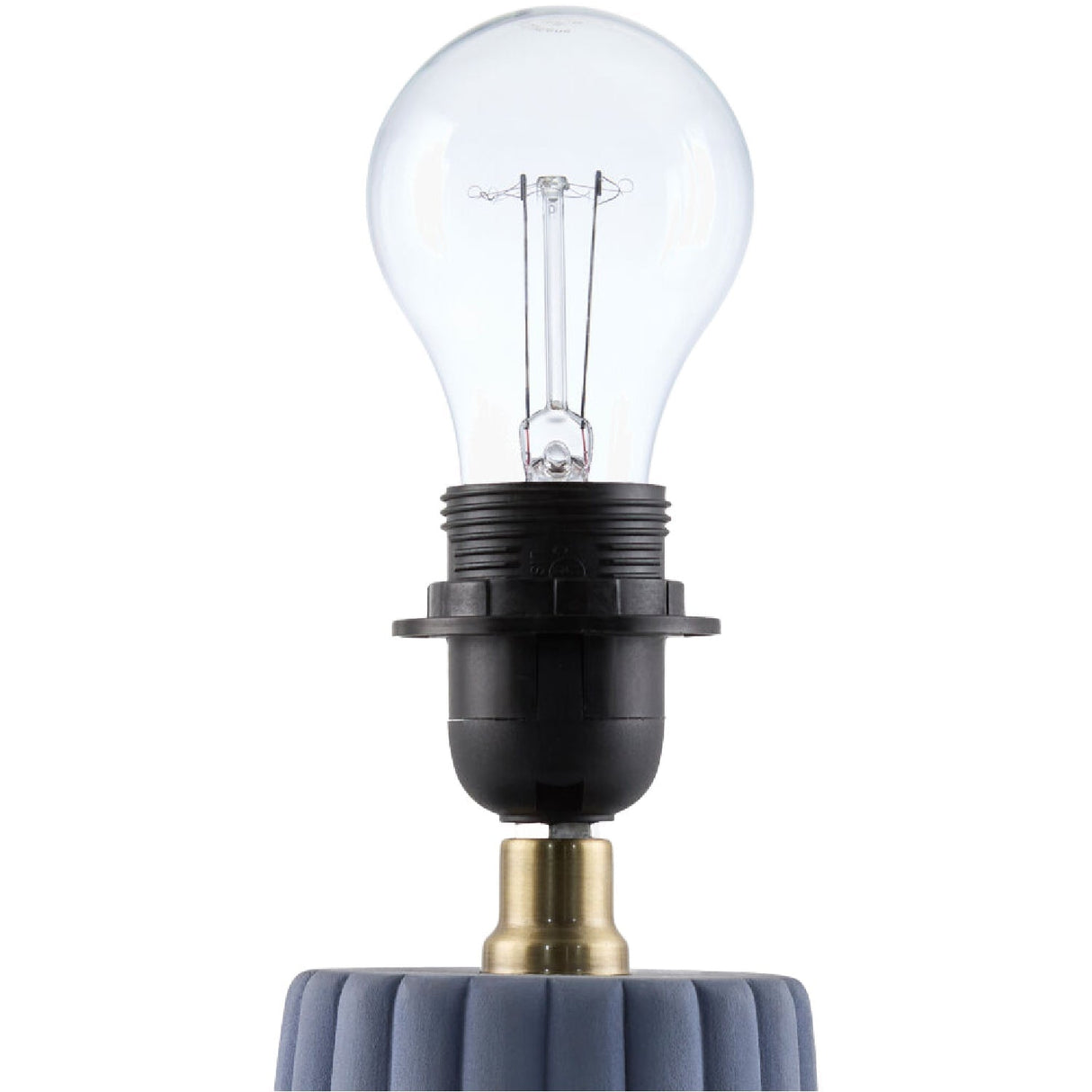 Modern European furniture - Fluted Ceramic Linen Table Lamp - www.oroa.com