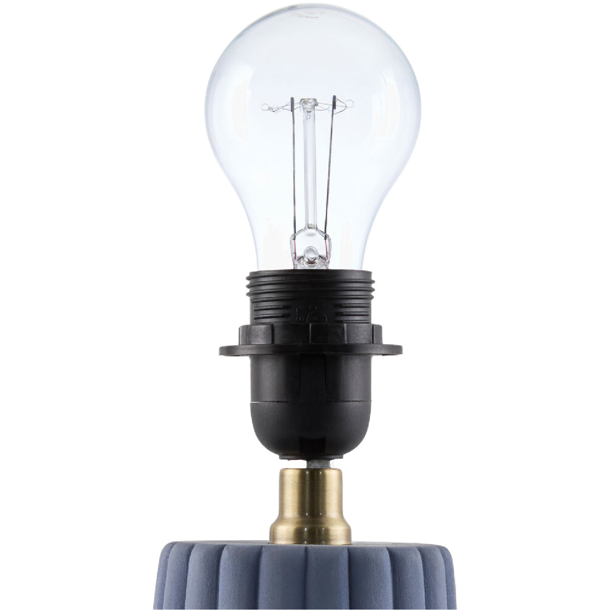 Modern European furniture - Fluted Ceramic Linen Table Lamp - www.oroa.com