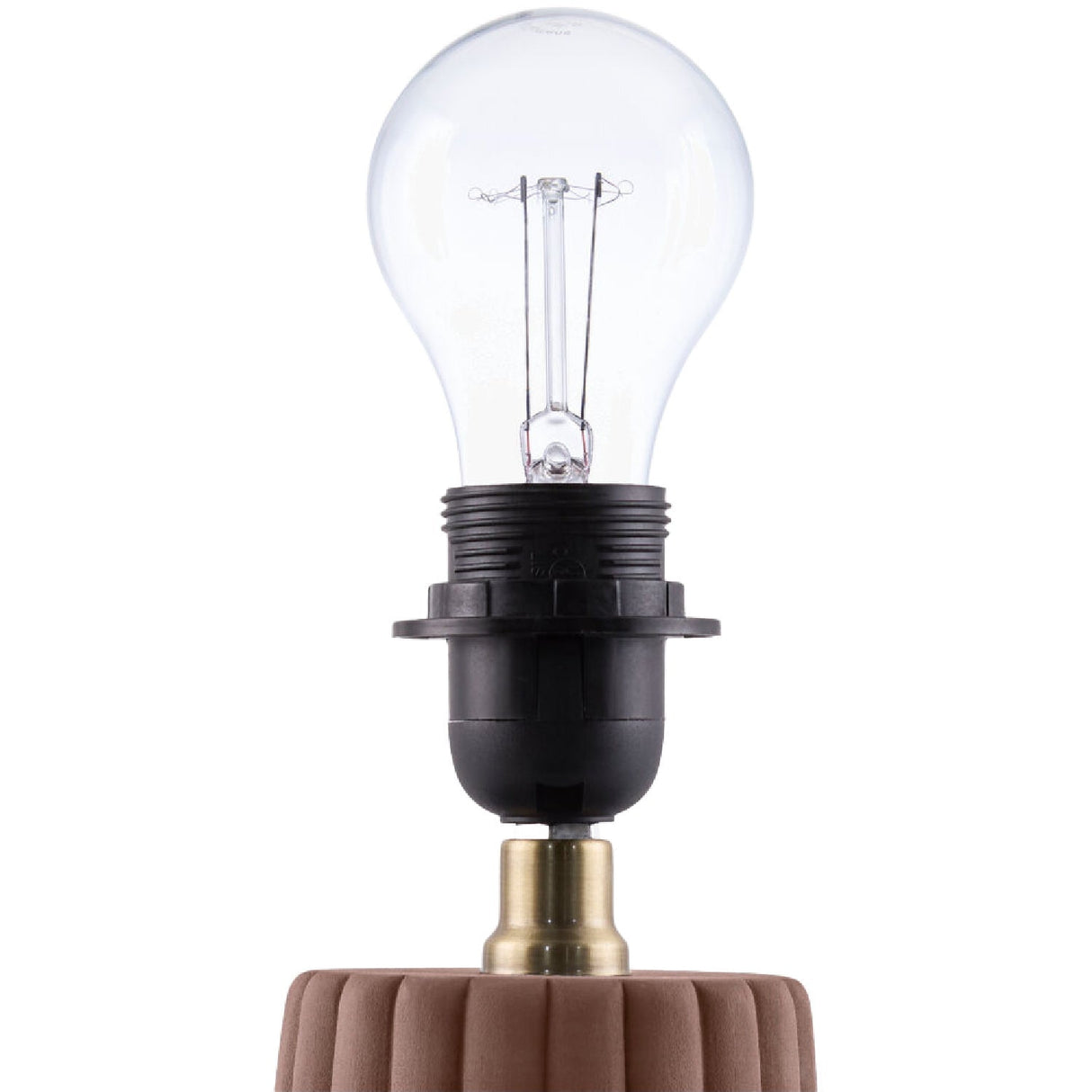 Modern European furniture - Fluted Ceramic Linen Table Lamp - www.oroa.com