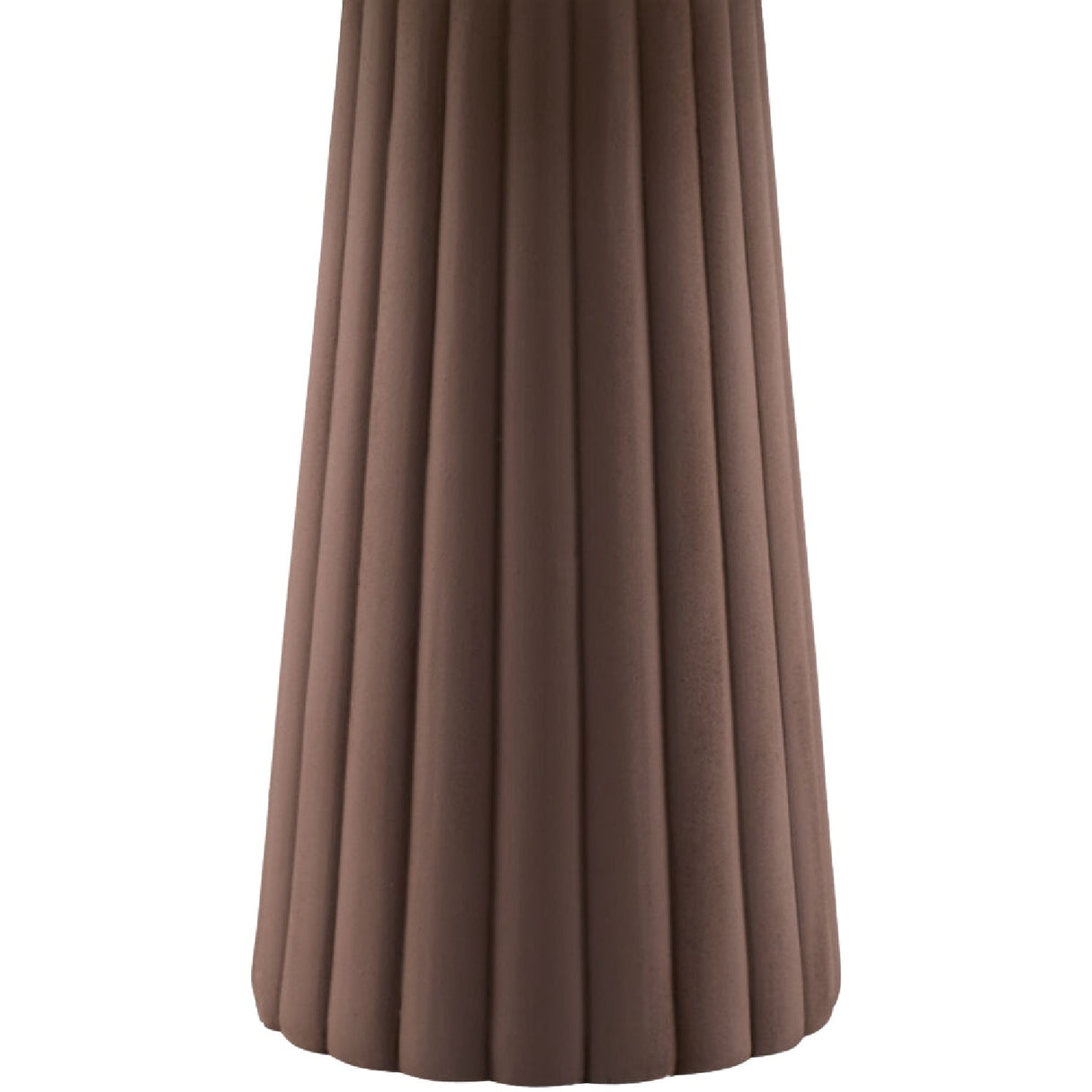 Modern European furniture - Fluted Ceramic Linen Table Lamp - www.oroa.com