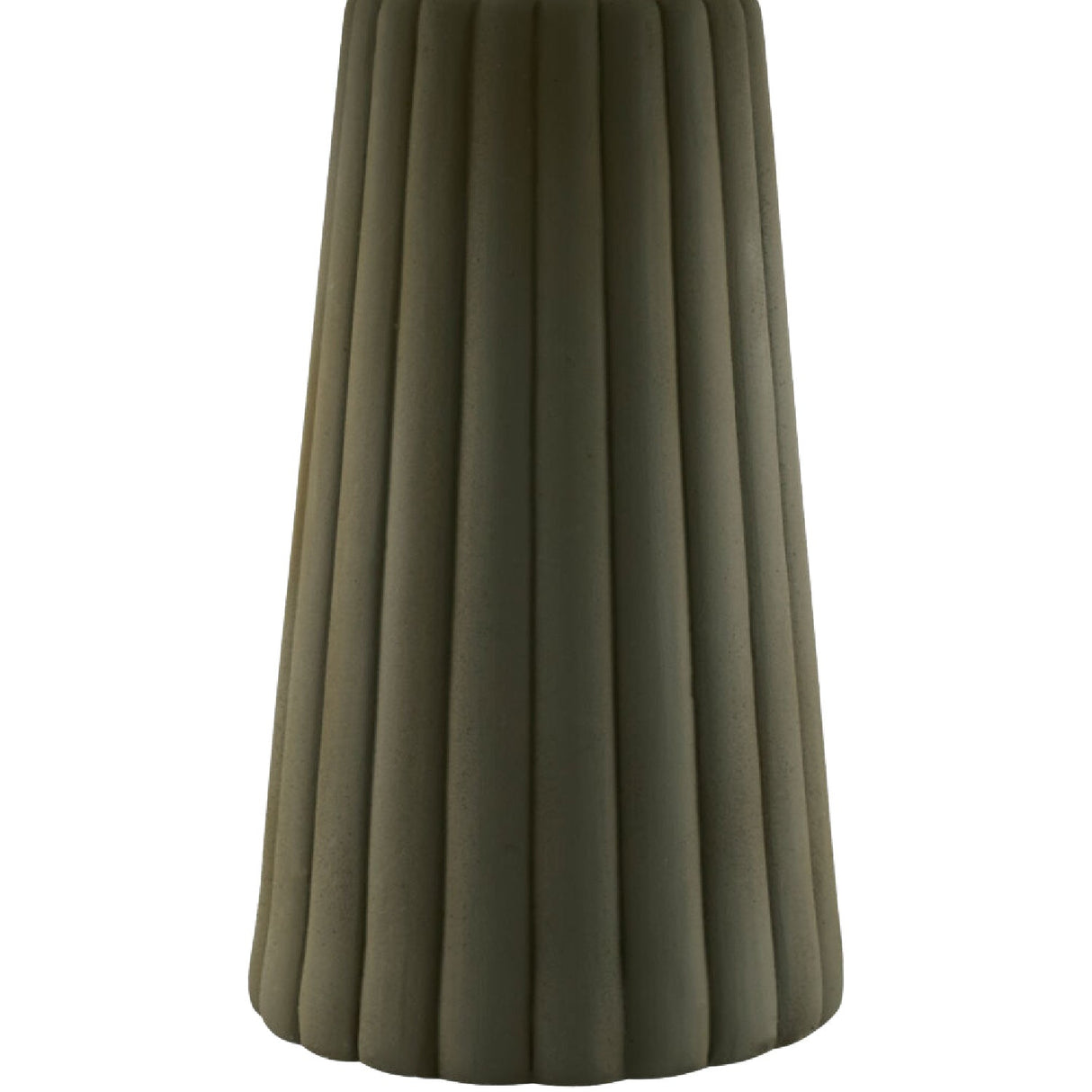 Modern European furniture - Fluted Ceramic Linen Table Lamp - www.oroa.com