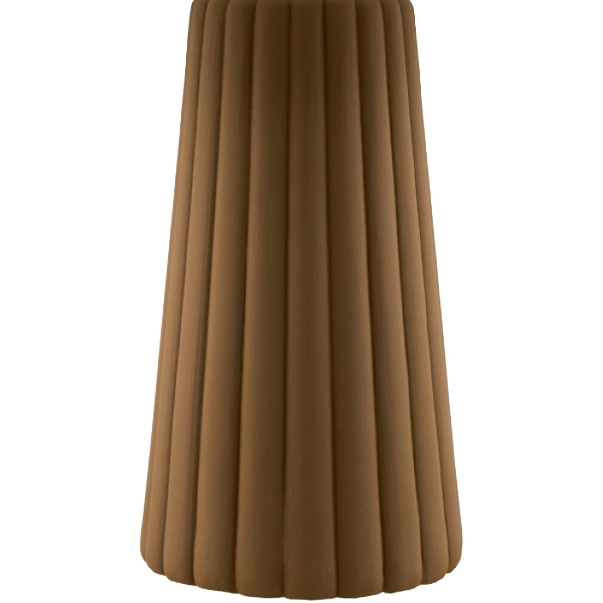 Modern European furniture - Fluted Ceramic Linen Table Lamp - www.oroa.com
