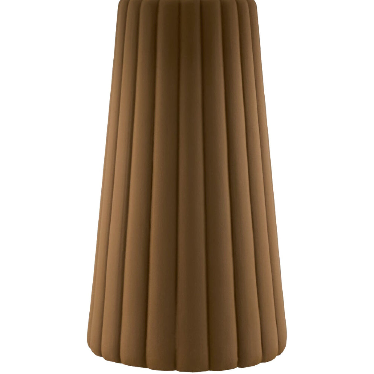 Modern European furniture - Fluted Ceramic Linen Table Lamp - www.oroa.com
