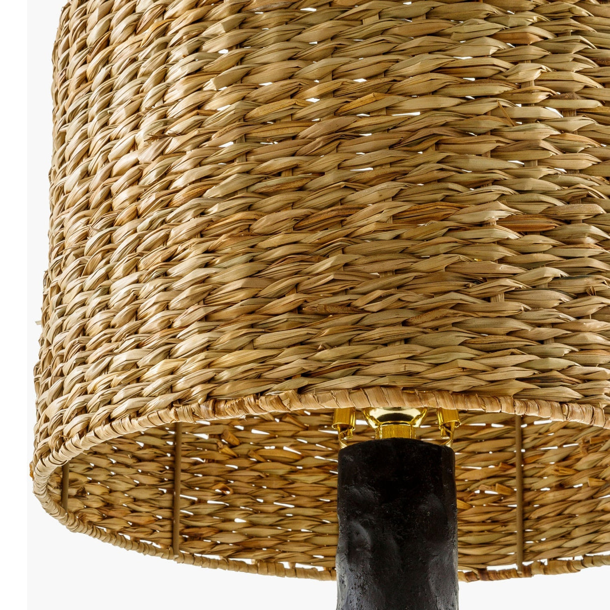 Modern European furniture - Tan Seagrass Accent Table Lamp - www.oroa.com