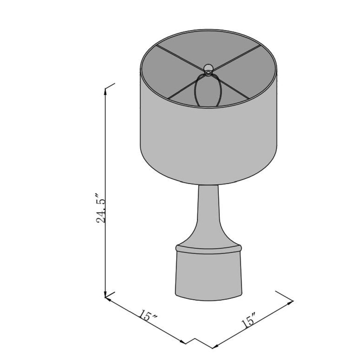 Modern European furniture - Tan Seagrass Accent Table Lamp - www.oroa.com