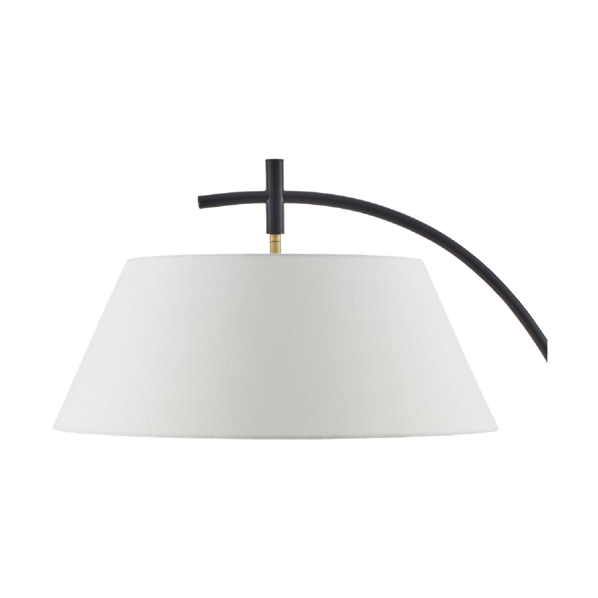 Modern European furniture - White Linen Tilted Floor Lamp - www.oroa.com