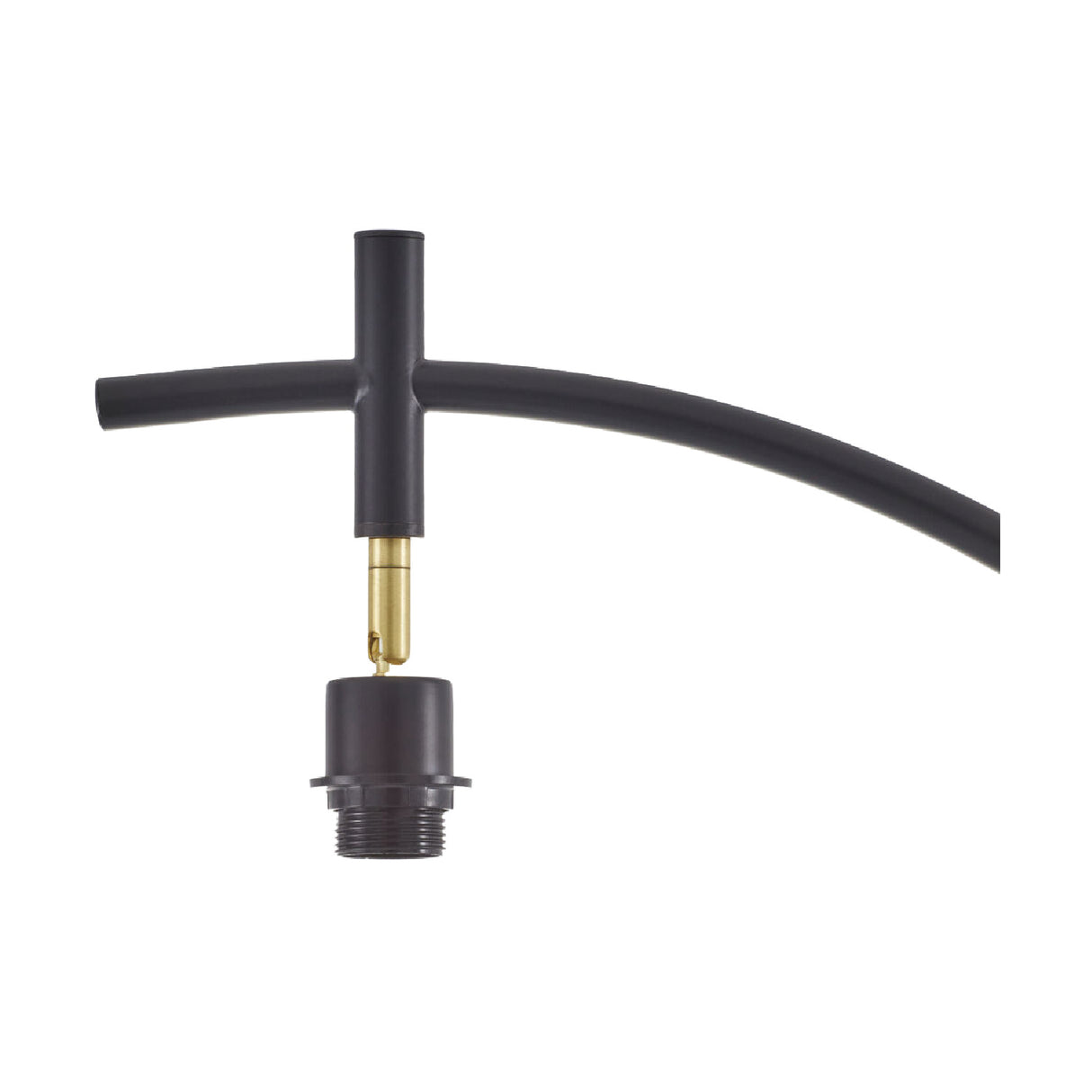 White Linen Tilted Floor Lamp | Oroa.com