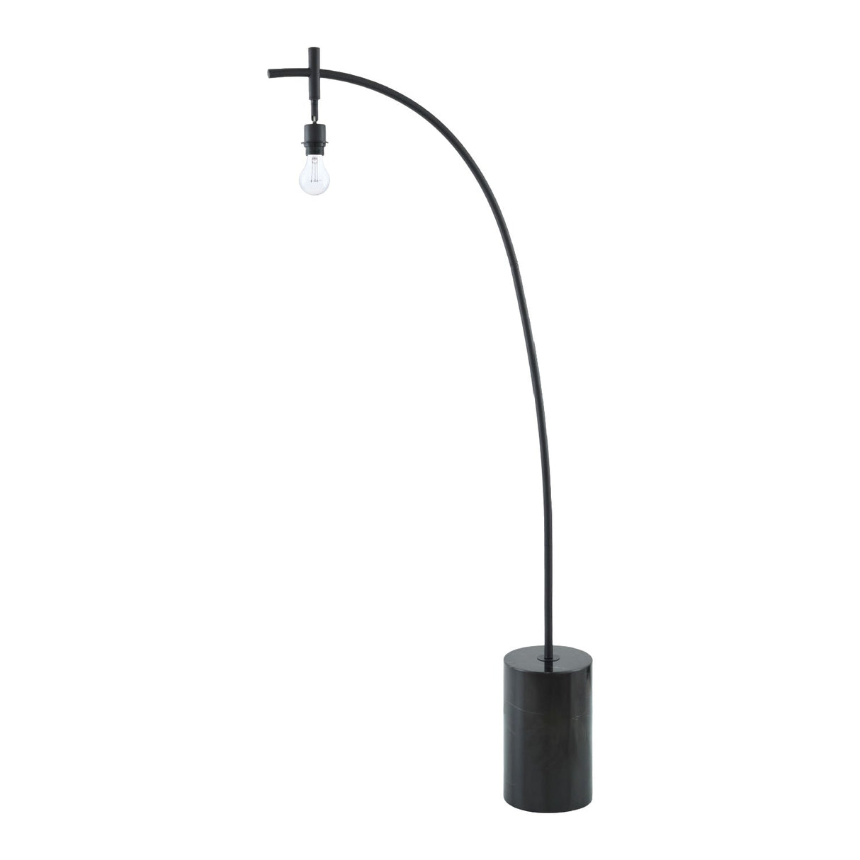 Modern European furniture - Linen Shade Sloped Floor Lamp - www.oroa.com