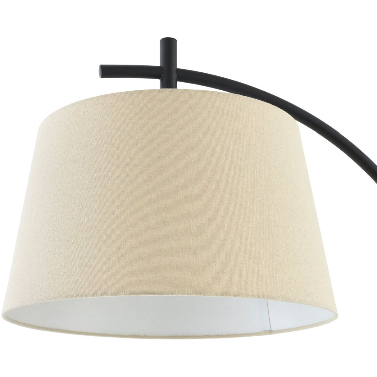 Modern European furniture - Linen Shade Sloped Floor Lamp - www.oroa.com