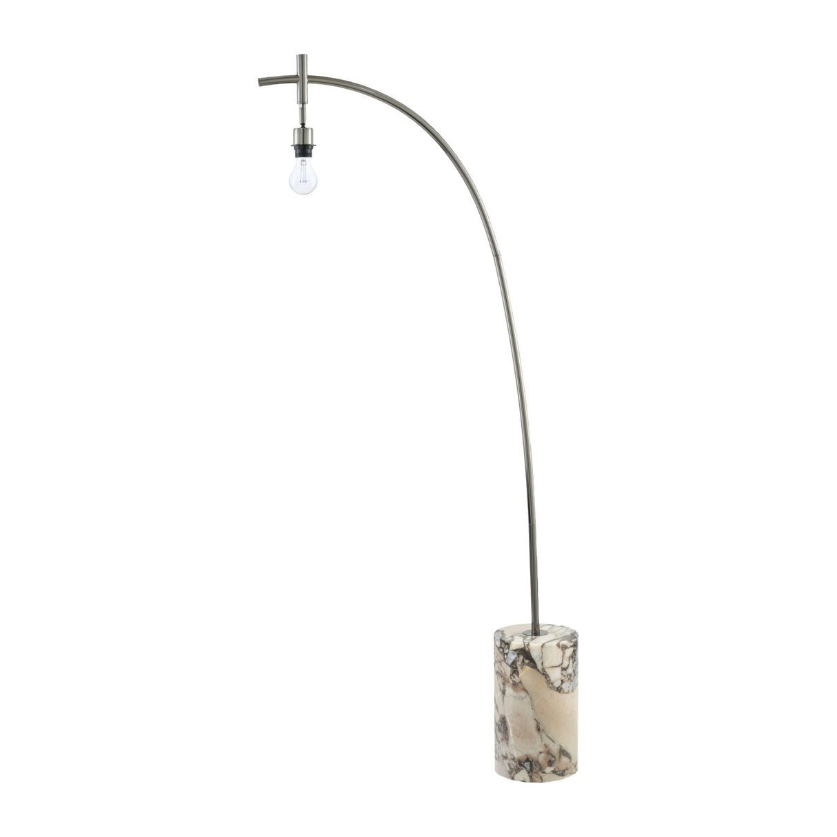 Modern European furniture - Linen Shade Sloped Floor Lamp - www.oroa.com