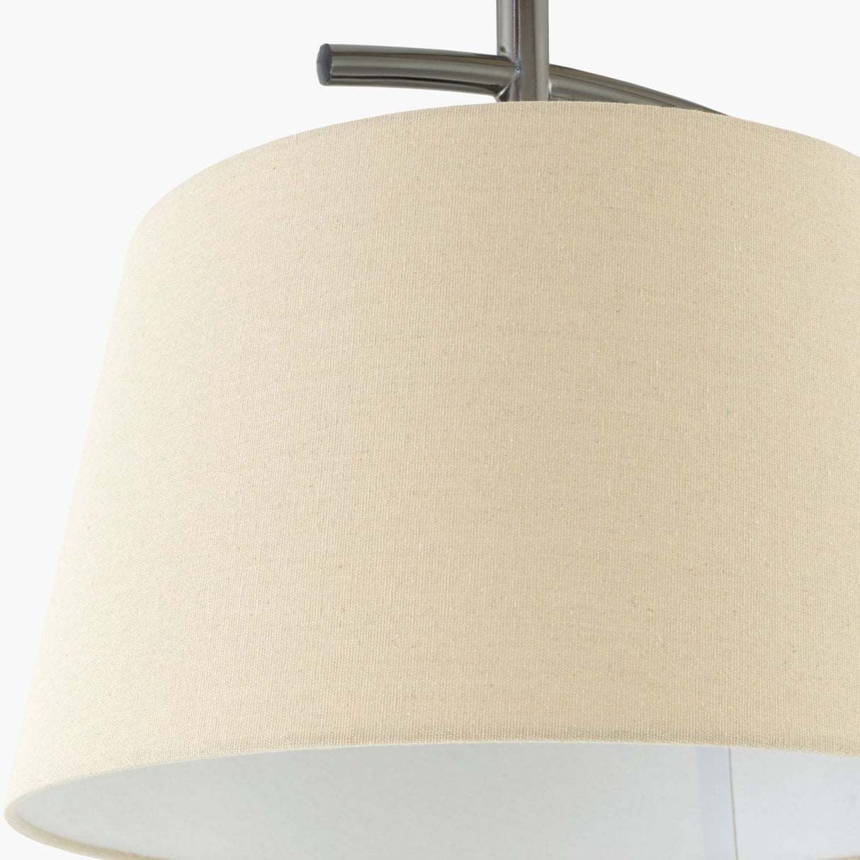 Modern European furniture - Linen Shade Sloped Floor Lamp - www.oroa.com