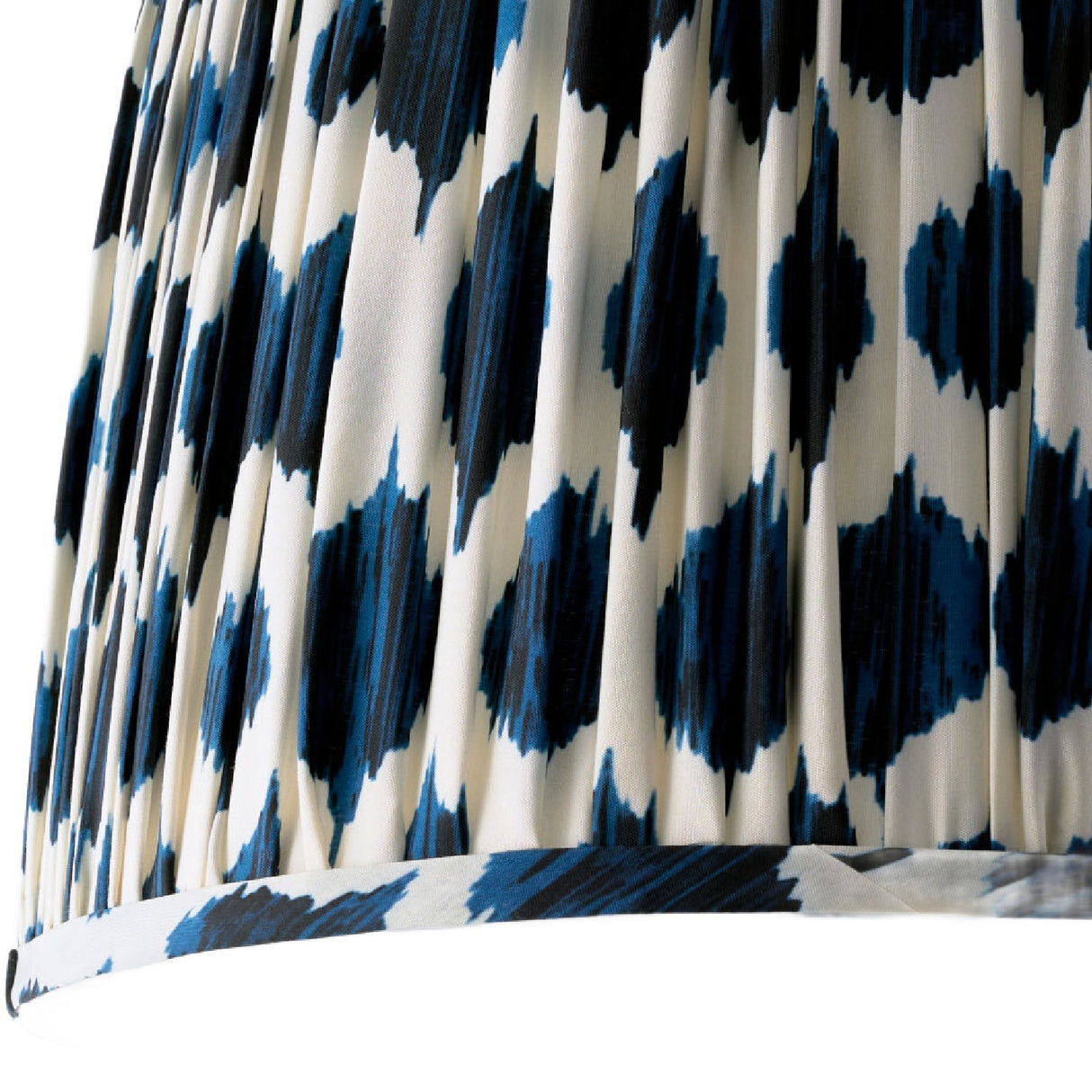 Modern European furniture - Patterned Blue Linen Floor Lamp - www.oroa.com