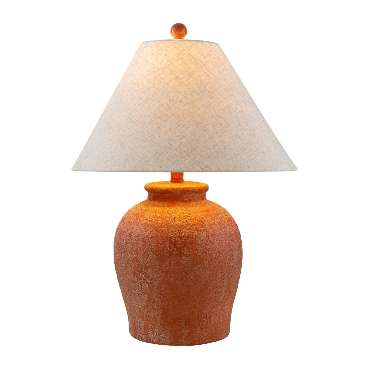 Modern European furniture - Red Ceramic Accent Table Lamp - www.oroa.com