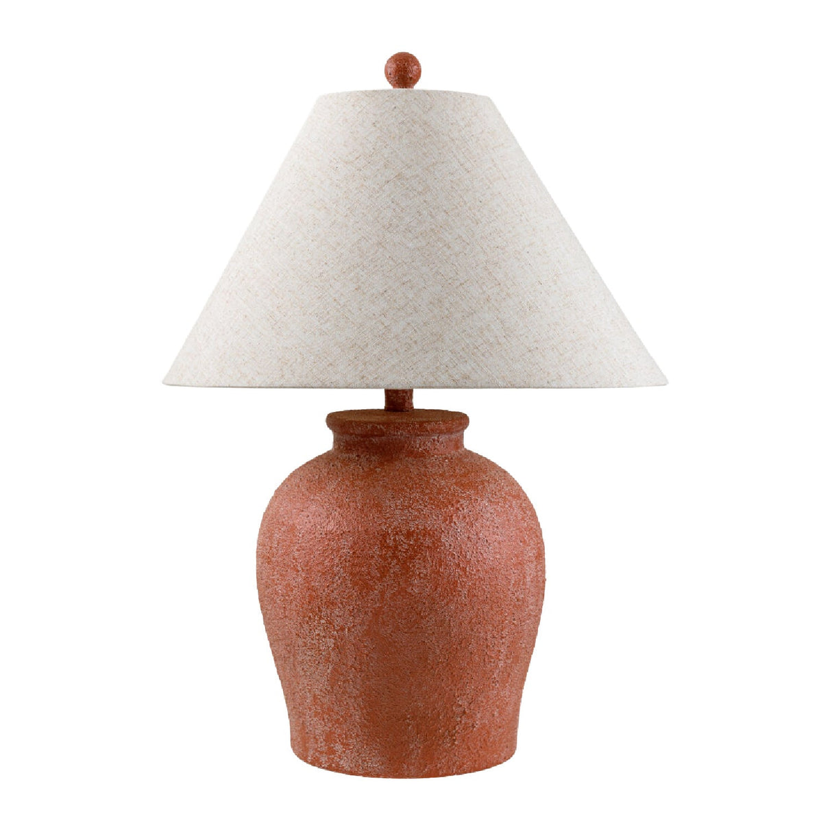 Modern European furniture - Red Ceramic Accent Table Lamp - www.oroa.com