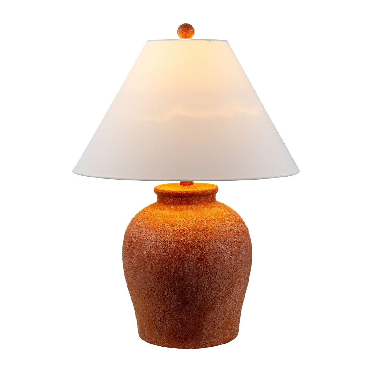 Modern European furniture - Red Ceramic Accent Table Lamp - www.oroa.com