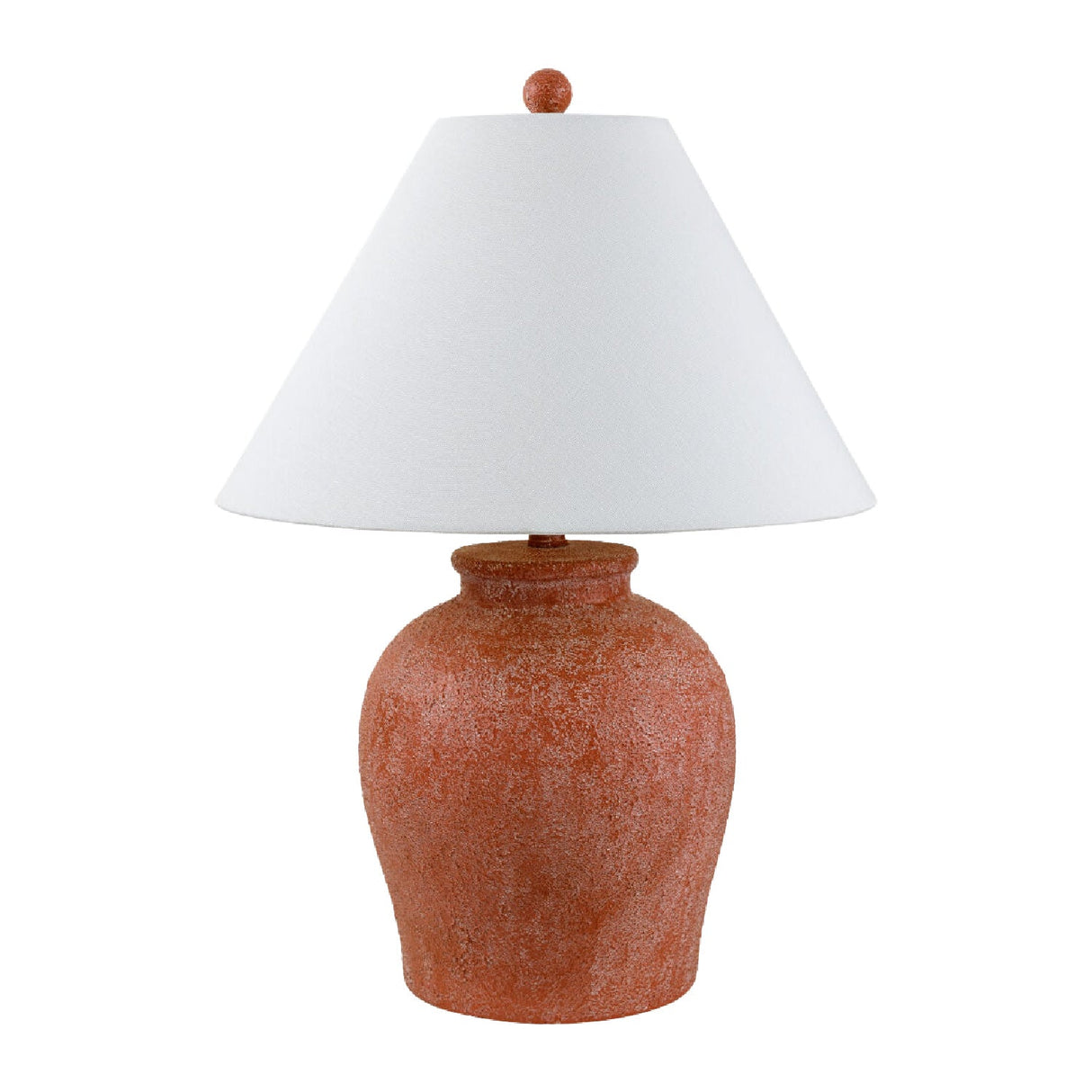 Modern European furniture - Red Ceramic Accent Table Lamp - www.oroa.com