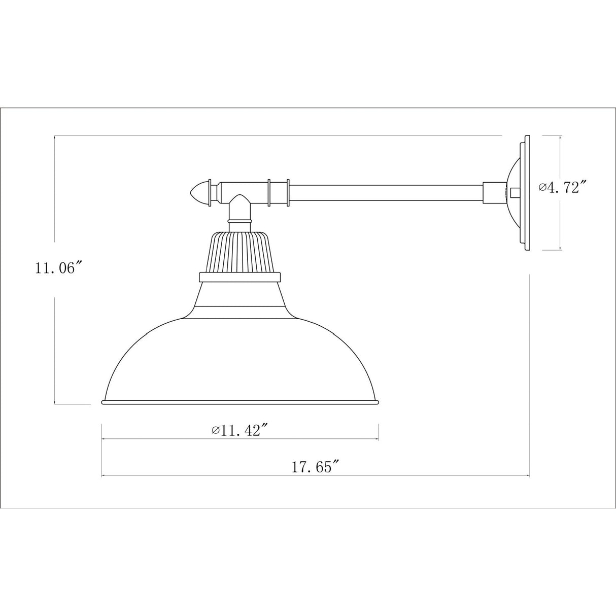 Modern European furniture - Metal Shade Wall Lamps (2) - www.oroa.com