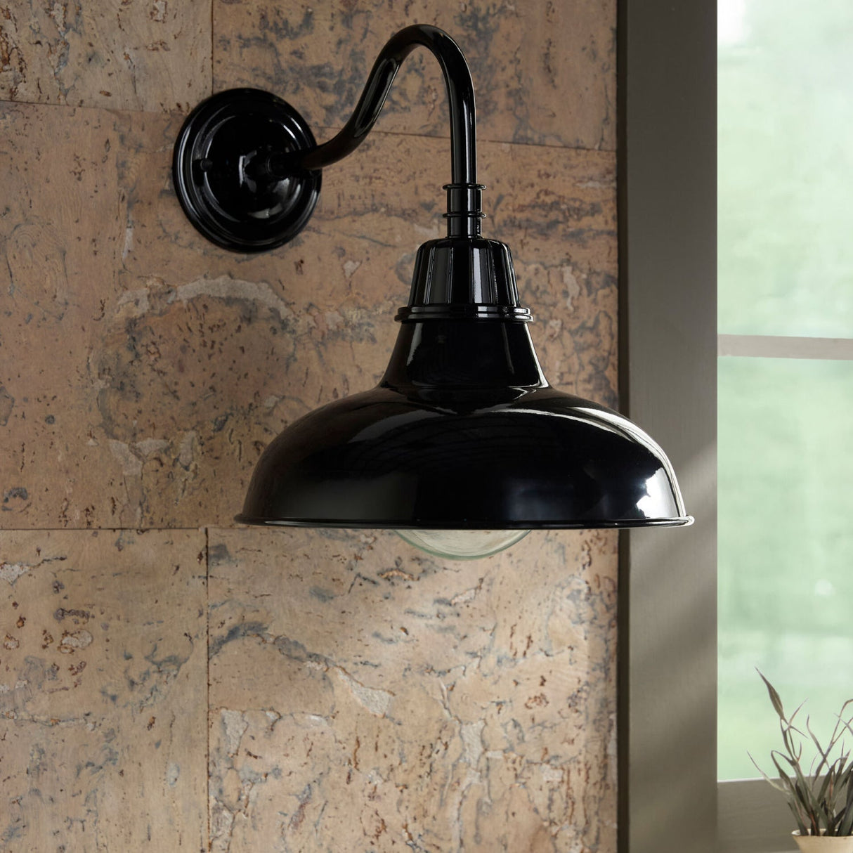 Modern European furniture - Metal Shade Outdoor Wall Lamps (2) - www.oroa.com