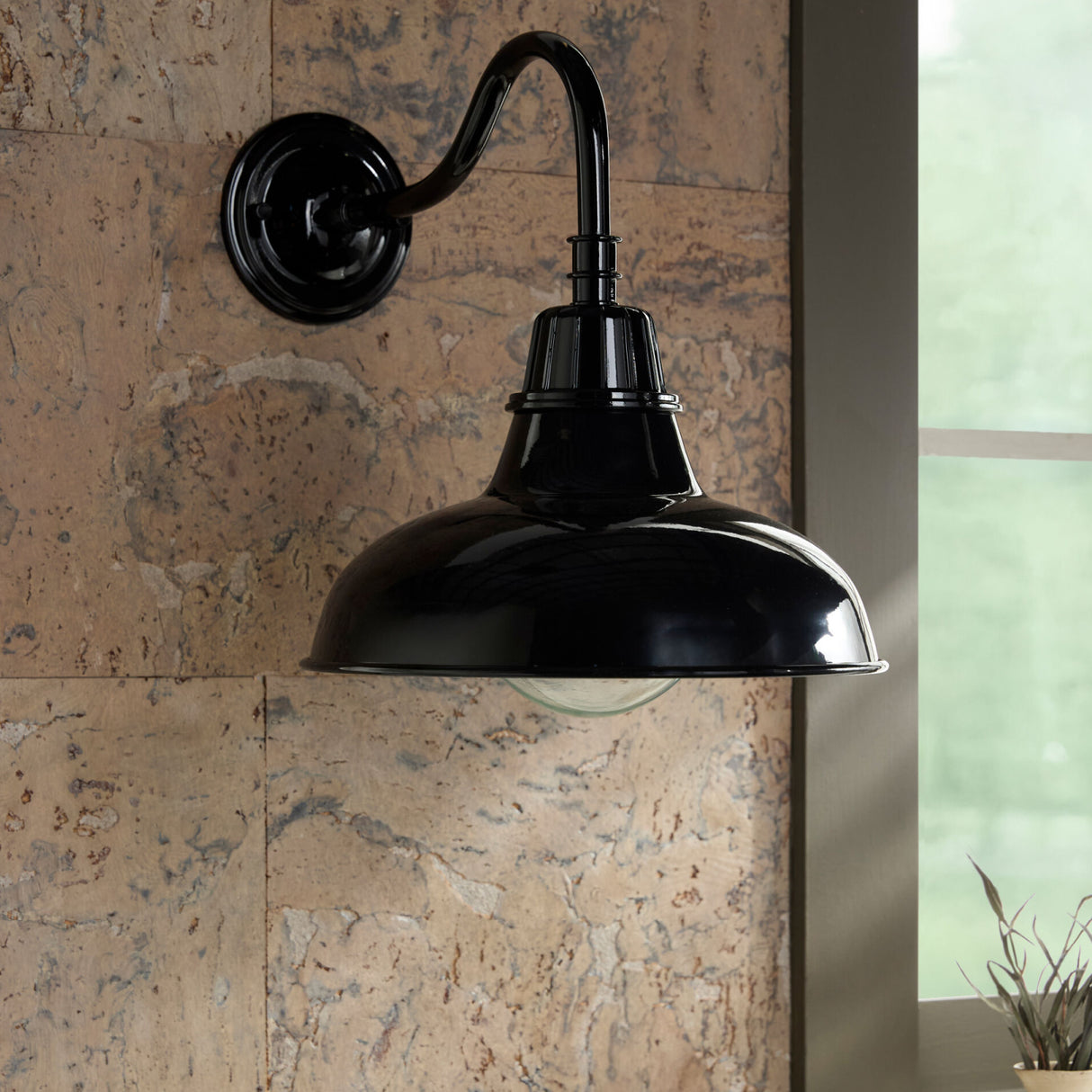Modern European furniture - Metal Shade Outdoor Wall Lamps (2) - www.oroa.com