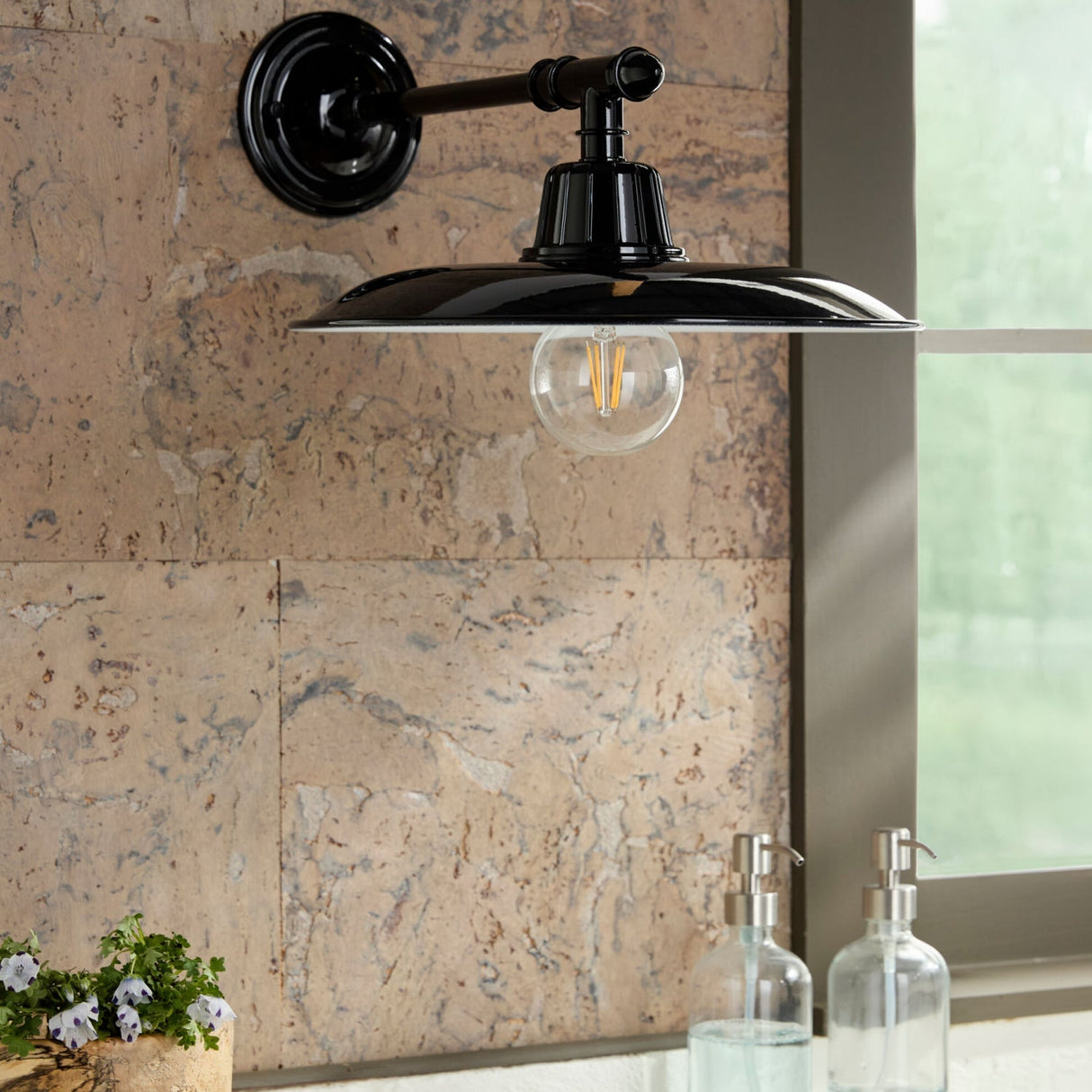 Modern European furniture - Metal Plate Shade Wall Lamps (2) - www.oroa.com