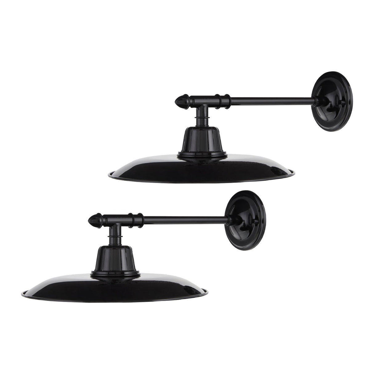 Modern European furniture - Metal Plate Shade Wall Lamps (2) - www.oroa.com