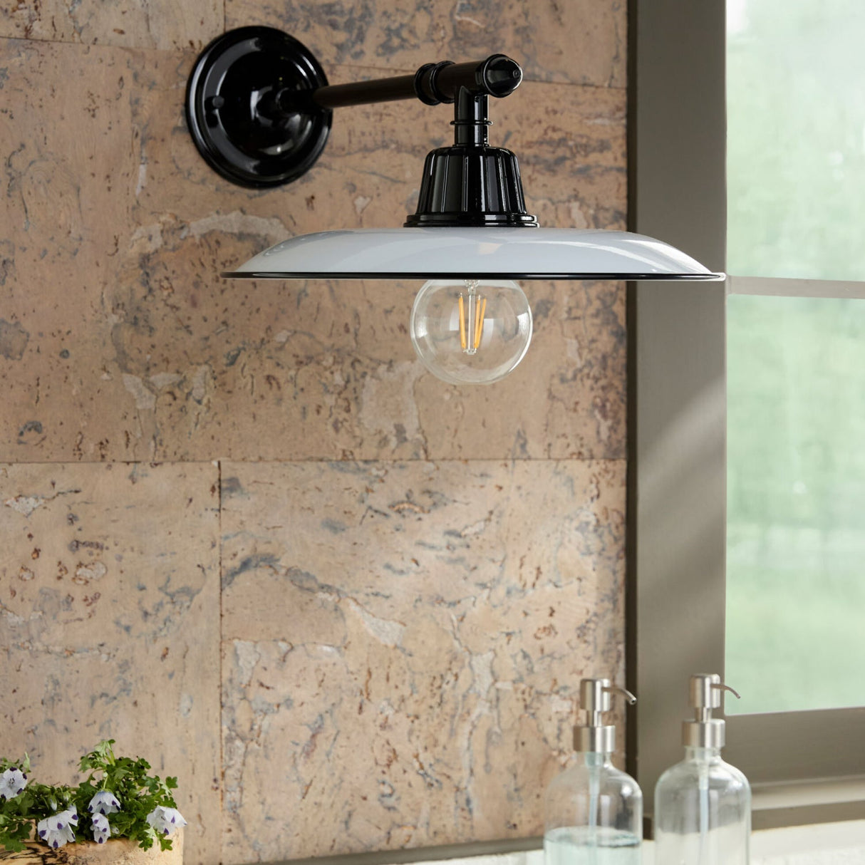 Modern European furniture - Metal Plate Shade Wall Lamps (2) - www.oroa.com