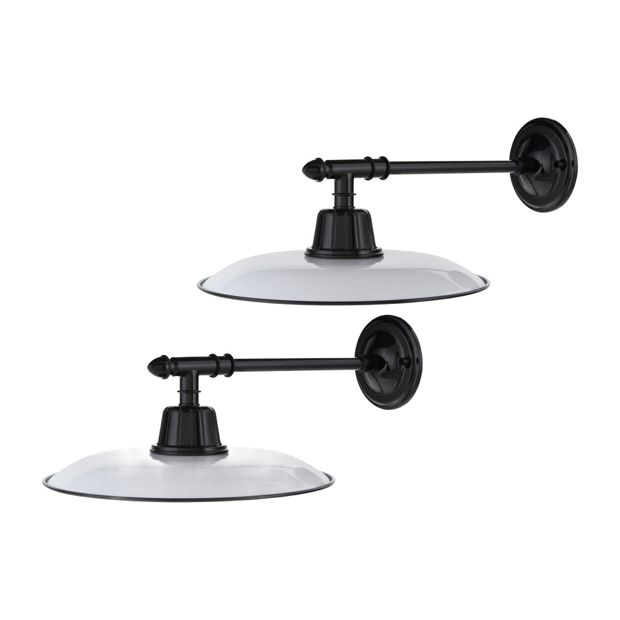 Modern European furniture - Metal Plate Shade Wall Lamps (2) - www.oroa.com
