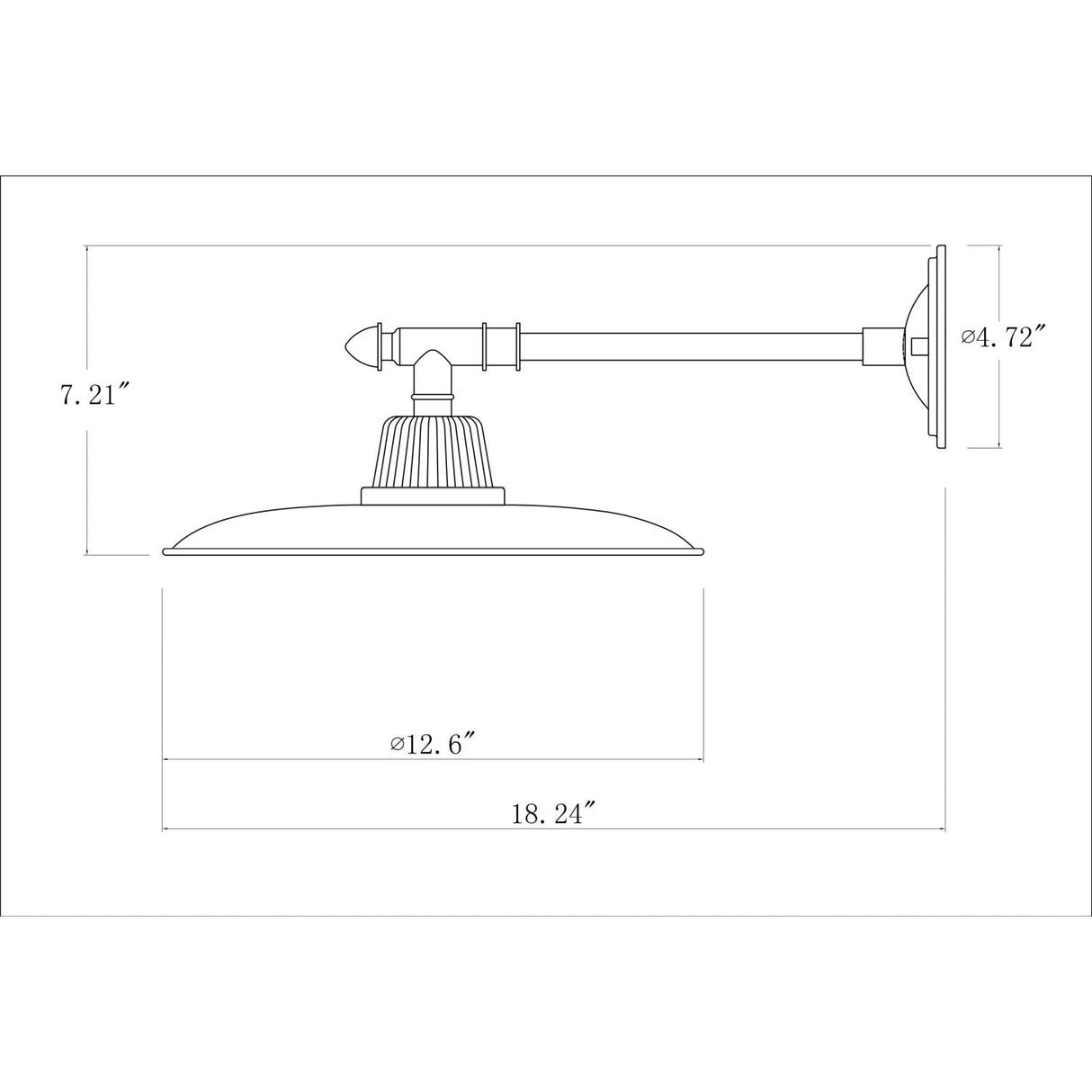 Modern European furniture - Metal Plate Shade Wall Lamps (2) - www.oroa.com